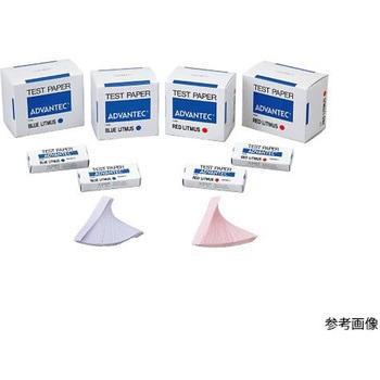 装在纸盒里的蓝色石蕊试纸。ADVANTEC东洋07020120